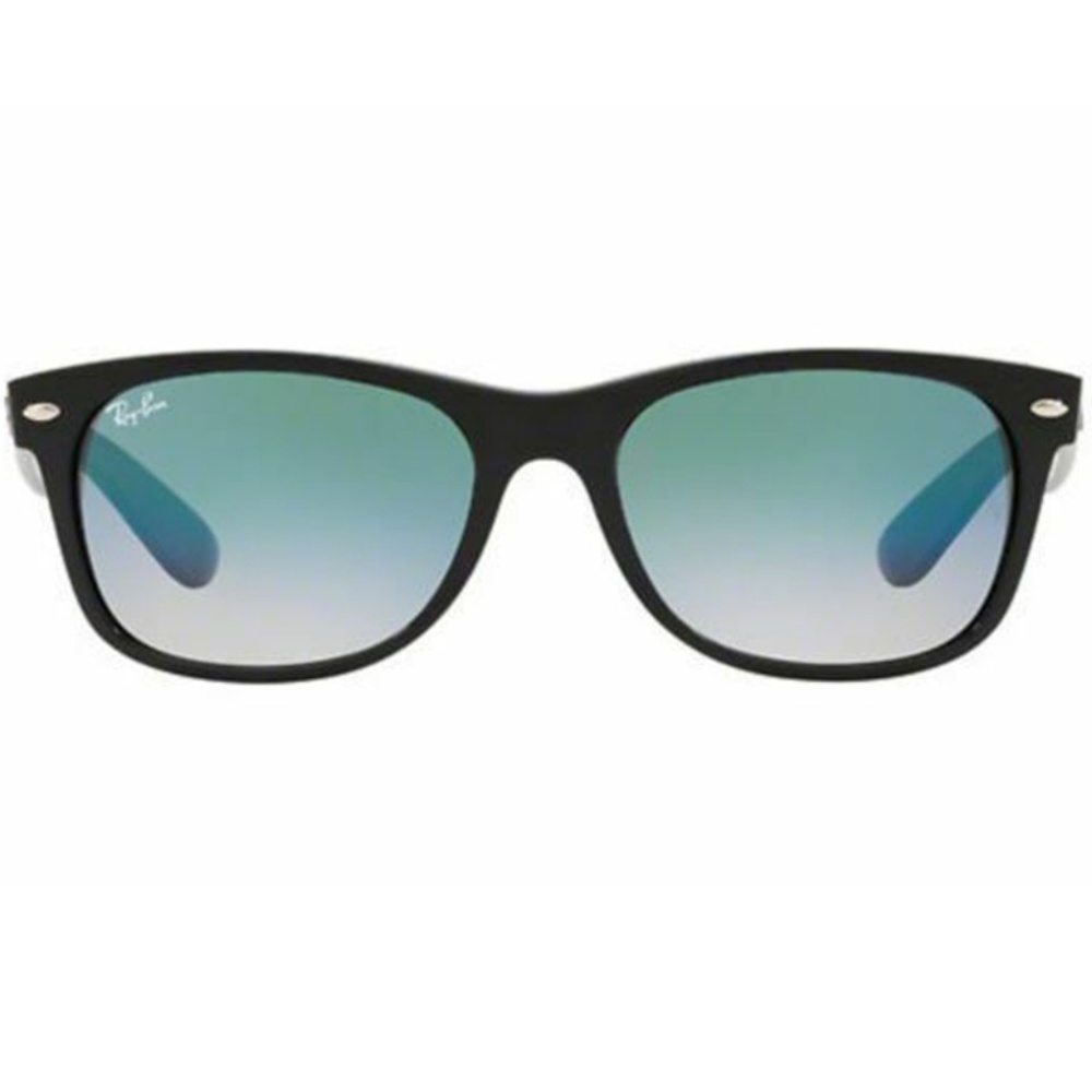 Ray-Ban Sunglasses Black w/Green Gradient Lens - Picture 3 of 6